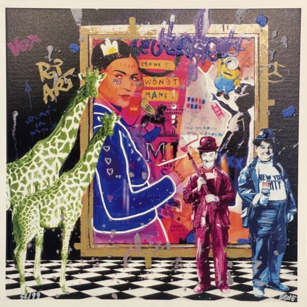 I paint my self-portrait | Renè