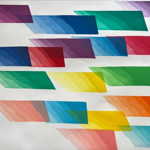 Color fax III | Piero Dorazio