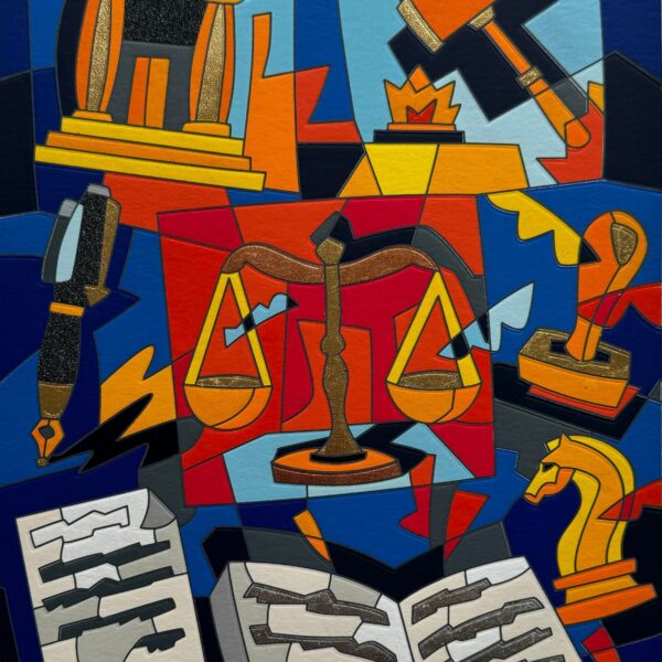 Dura lex sed lex | Ugo Nespolo