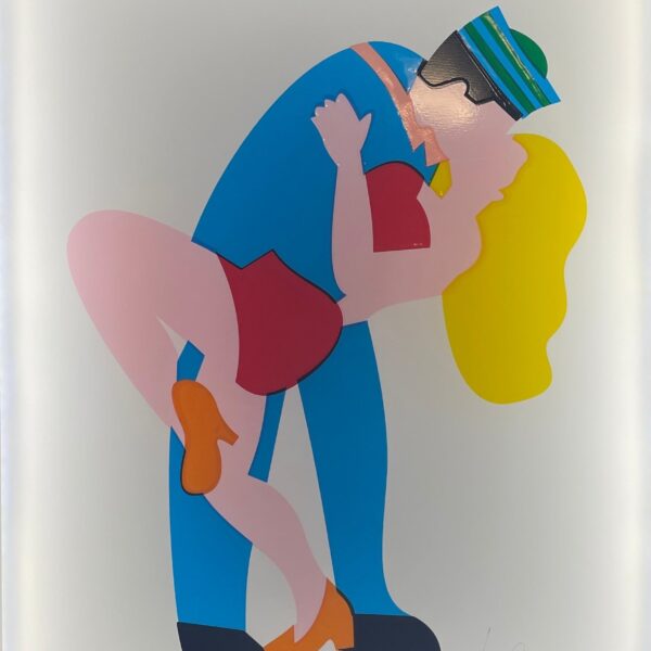 Bacio a Time Square | Marco Lodola