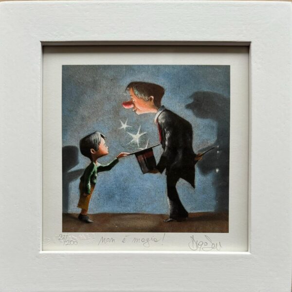 Opera incorniciata: Non è magia | Diego Santini