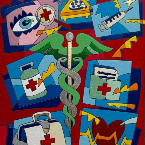 Esculapio | Ugo Nespolo