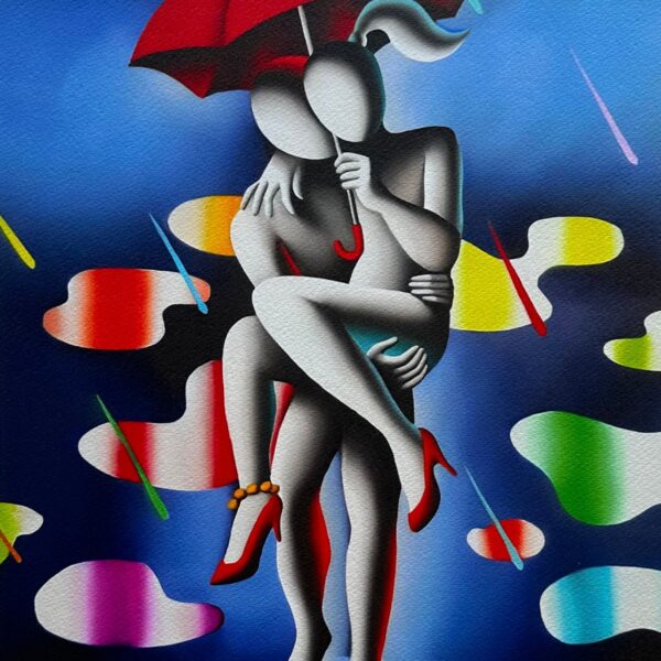 Passion in the rain | Mark Kostabi