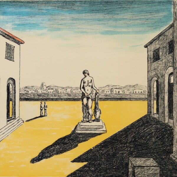 Piazza d'Italia con Efebo | Giorgio de Chirico