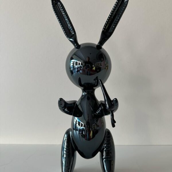 Balloon Rabbit Black | Jeff Koons (After)