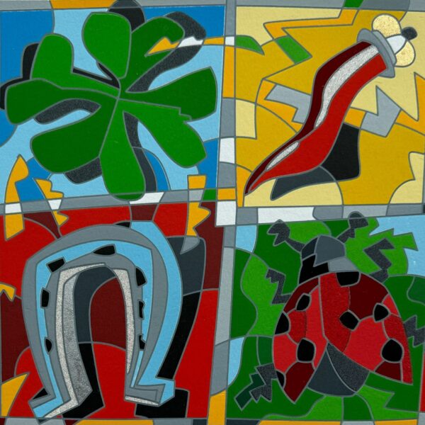 The four luckies | Ugo Nespolo