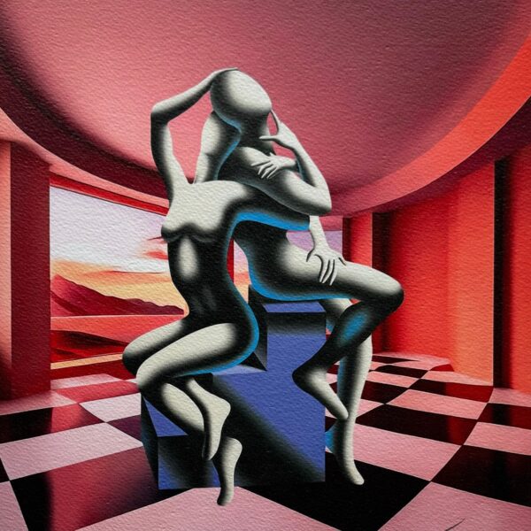 Timeless Embrace | Mark Kostabi