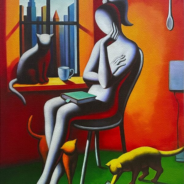 Feline dreams | Mark Kostabi