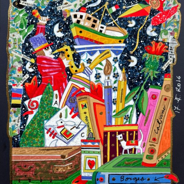 Un nuovo viaggio con te (fondo blu) | Francesco Musante