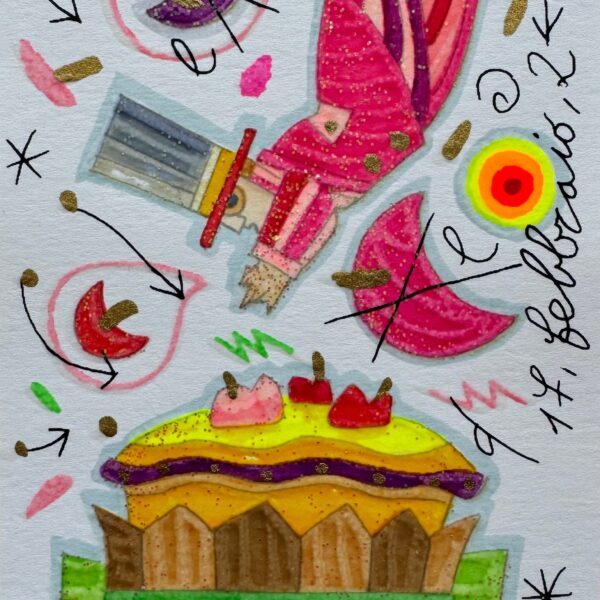 Tuffo nella dolcezza (fondo bianco) | Francesco Musante