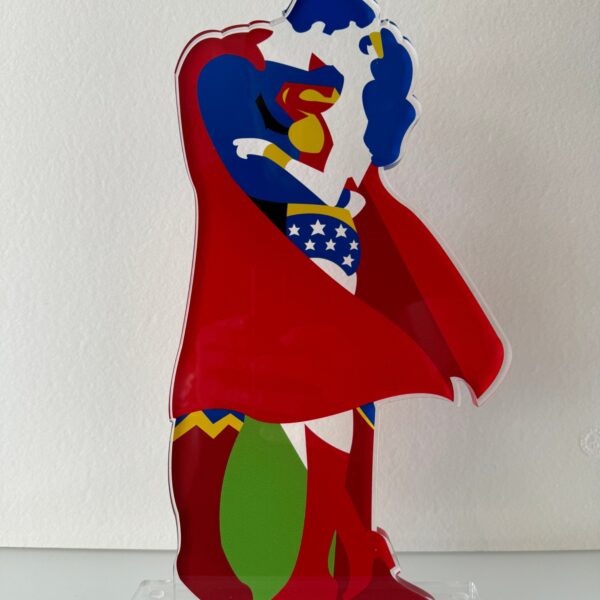 Superheroes in love  | Marco Lodola