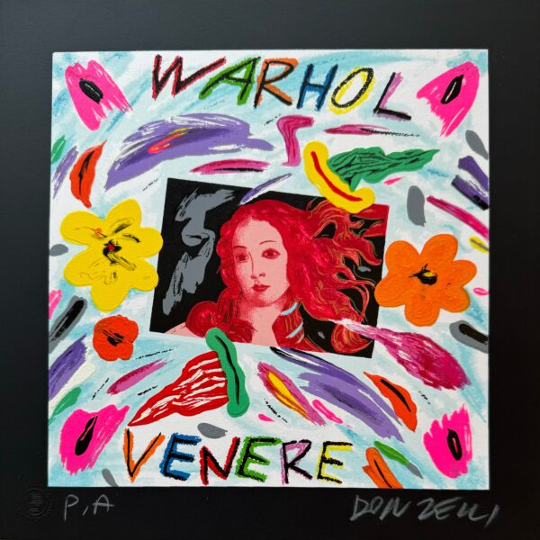 Warhol Venere (fondo nero) | Bruno Donzelli