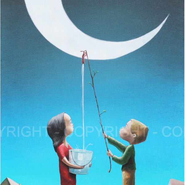Nettare di luna ! cm 30x50 | Diego Santini