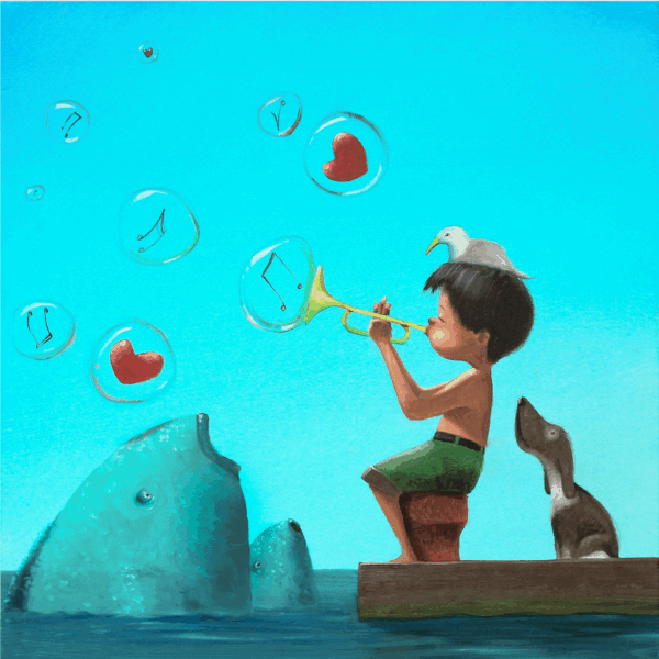 una canzone per te ! cm 35x35 | Diego Santini