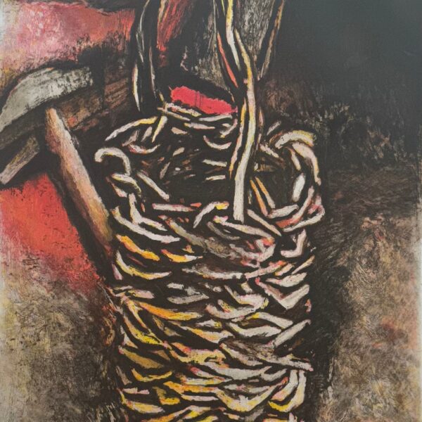 Natura morta: Cesto con martello | Renato Guttuso