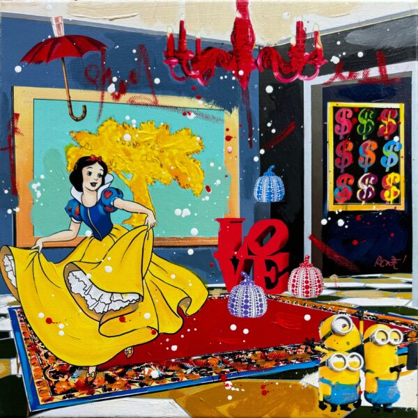 Snowhite and her pumpkins | Renè