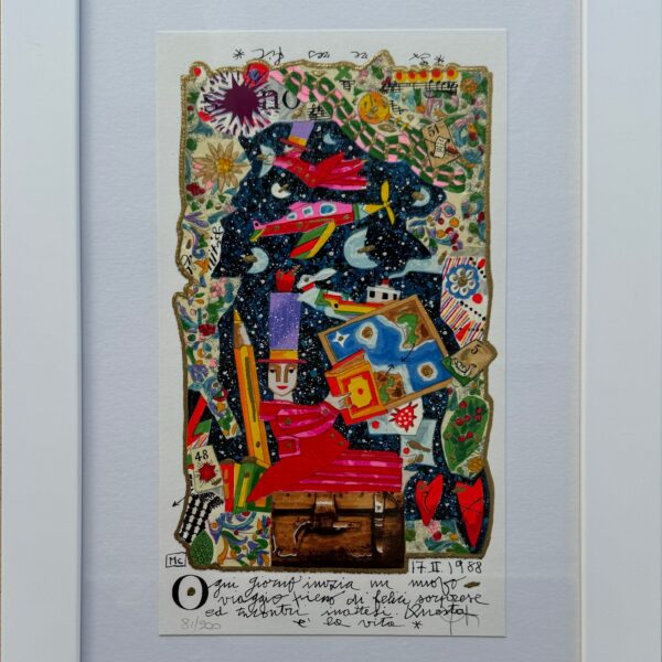 Opera incorniciata: Ogni giorno inizia un nuovo viaggio | Francesco Musante