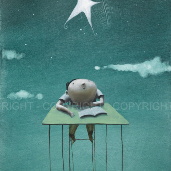 Tenere distrazioni ! cm 32x40 | Diego Santini