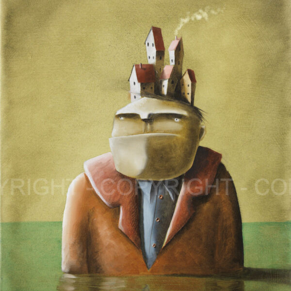 l'architetto ! cm 40x50 | Diego Santini