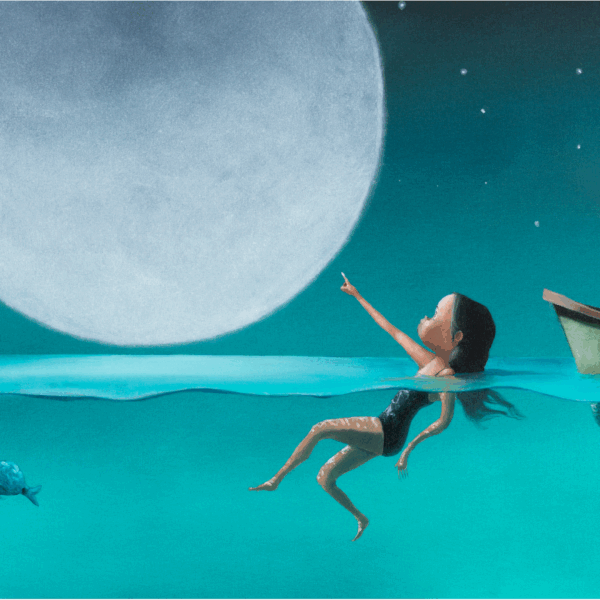 Al chiar di Luna  ! cm 60x120 | Diego Santini