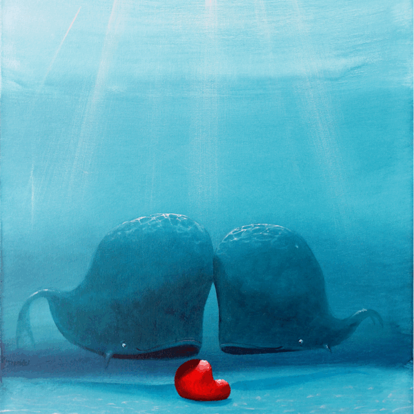 Che ci fai quaggiù?! cm 40x35 | Diego Santini
