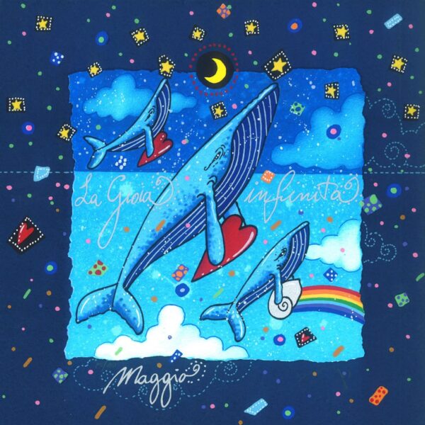 Maggio (fondo blu) - La nave dei sogni| Andrea Agostini