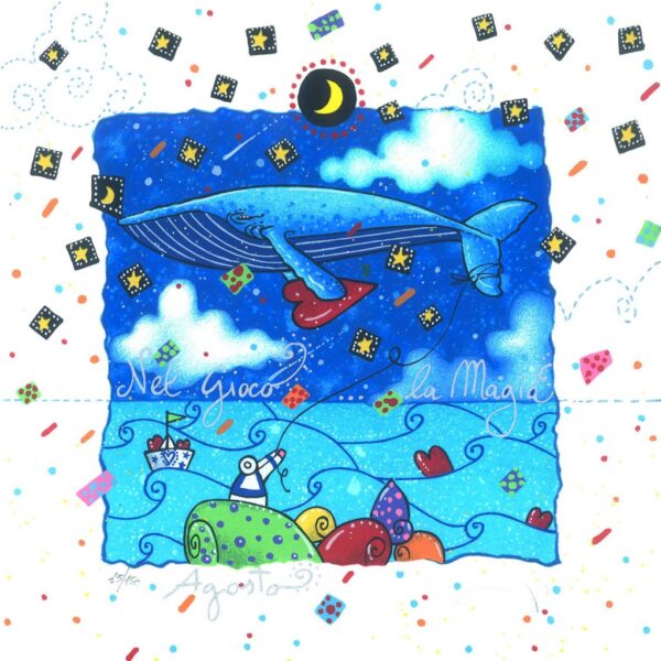 Agosto (fondo bianco) - La nave dei sogni| Andrea Agostini