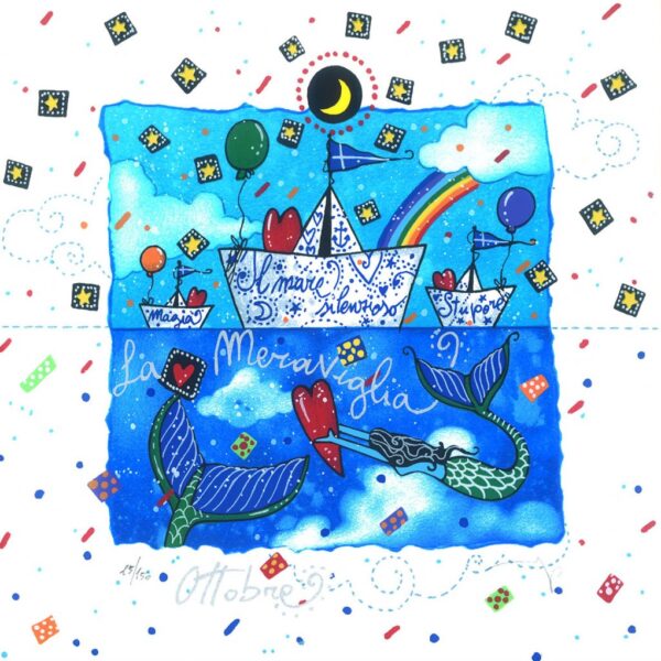 Ottobre (fondo bianco) - La nave dei sogni| Andrea Agostini