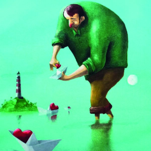 "Messaggi d'amore"19x19 cm | Diego Santini