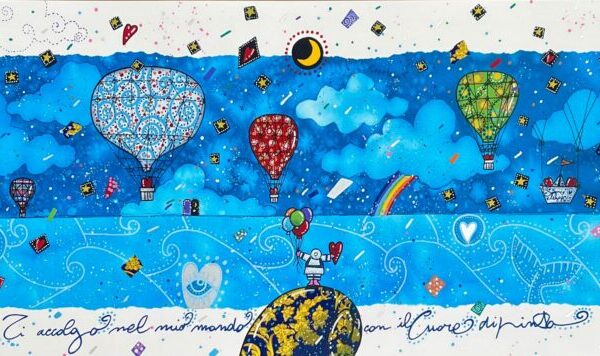 "Ti accolgo nel mio mondo con il cuore dipinto" I Andrea Agostini