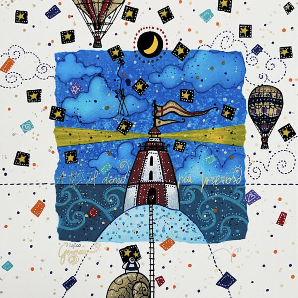 Gennaio - La danza delle stelle (fondo bianco) | Andrea Agostini