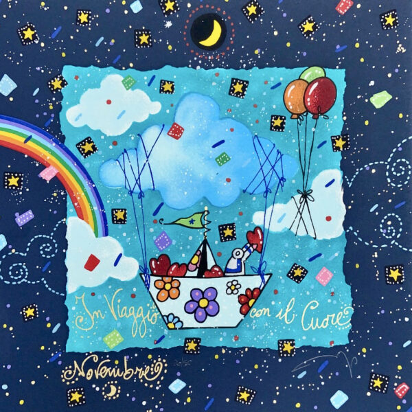 Novembre - La danza delle stelle (fondo blu) | Andrea Agostini