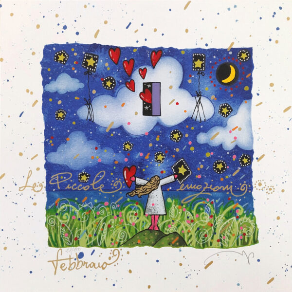 Febbraio - Segui la Rotta del Cuore (fondo bianco) | Andrea Agostini