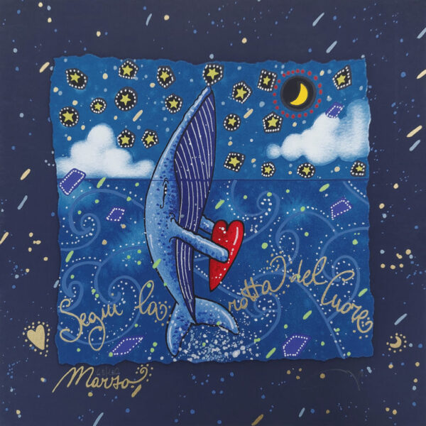Marzo - Segui la Rotta del Cuore (fondo blu) | Andrea Agostini