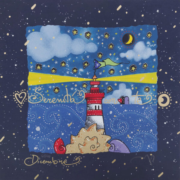 Dicembre - Segui la Rotta del Cuore (fondo blu) | Andrea Agostini