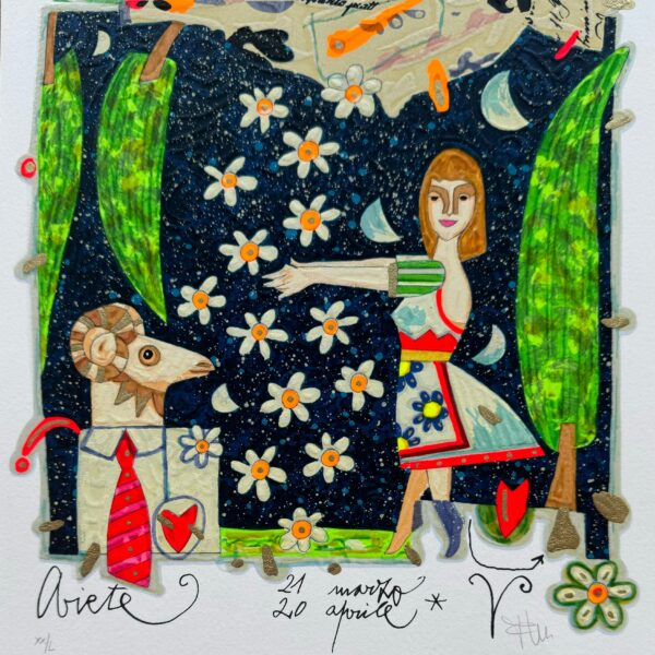 Segni Zodiacali "Ariete" (Fondo bianco) | Francesco Musante