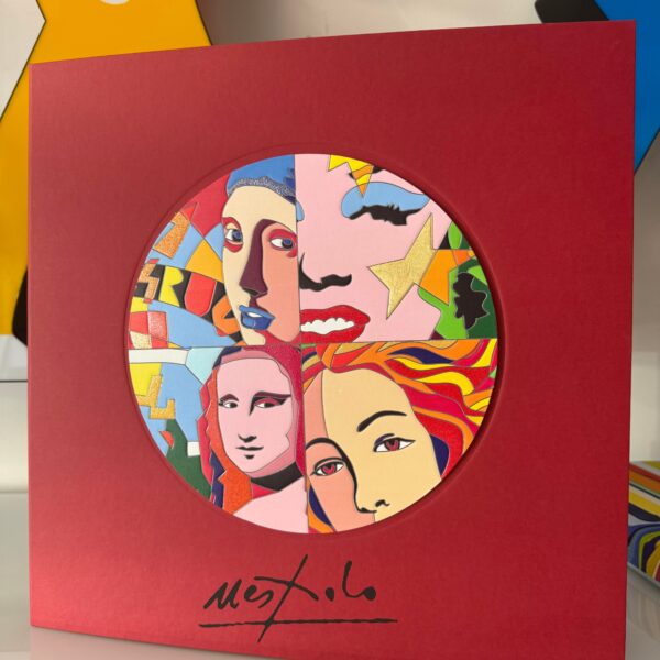 Cartella "The woman's face"  | Ugo Nespolo