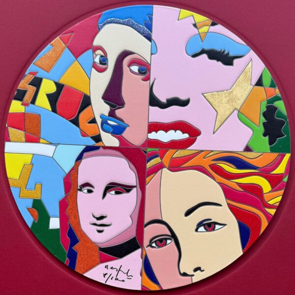 The woman's face | Ugo Nespolo