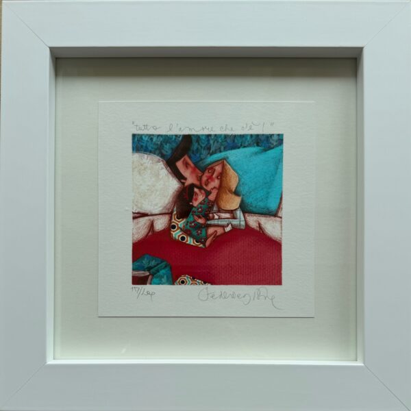 Opera incorniciata: Tutto l'amore che c'è (bimba) | Federica Porro