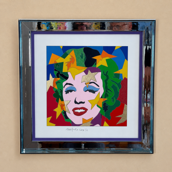 Sorride Norma Jeane | Ugo Nespolo in Cornice